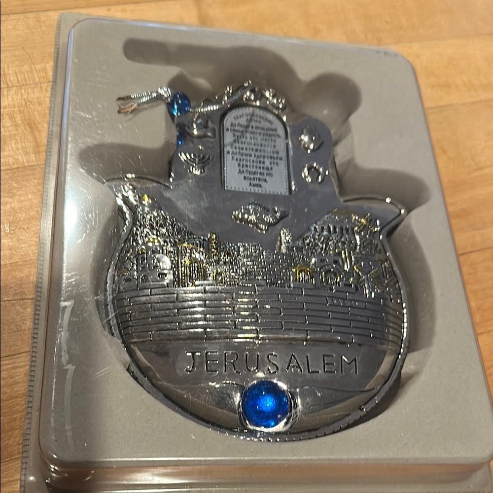 METAL HAMSA JERUSALEM WALL DECOR HOME BLESSING RUSSIAN JUDAICA Jem Stone